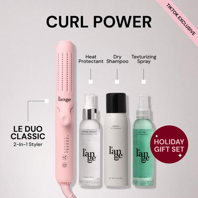 L’ange Curl Power Value Set - Le Duo 2-in-1 360° Airflow Curling Iron