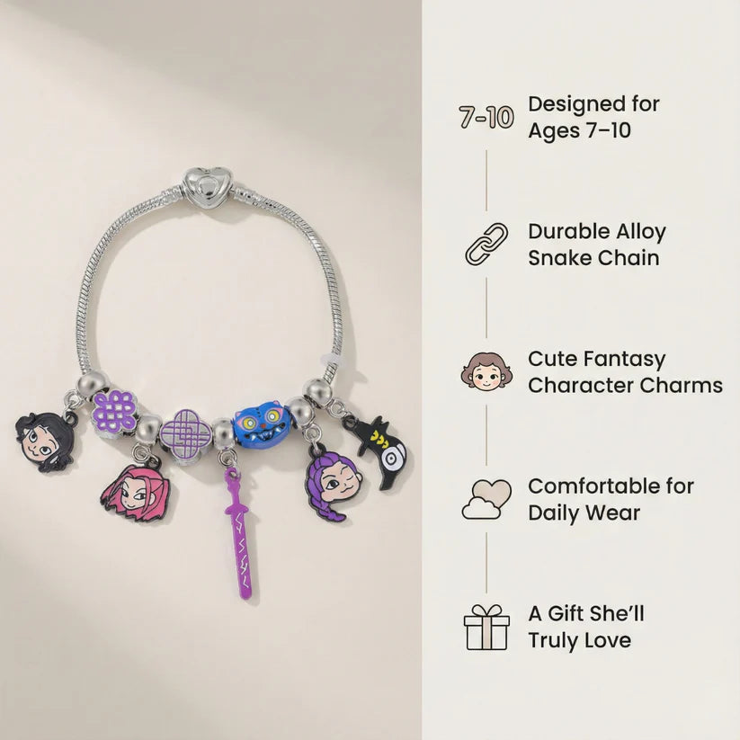 KPop Demon Hunters Charm Bracelet – Must-Have for True Fans