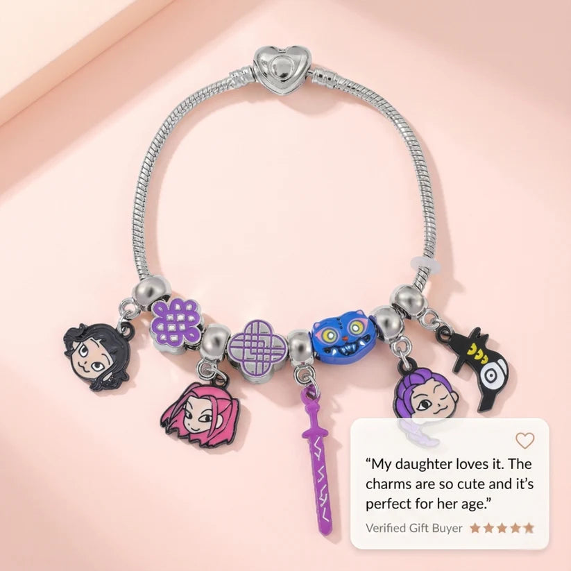 KPop Demon Hunters Charm Bracelet – Must-Have for True Fans