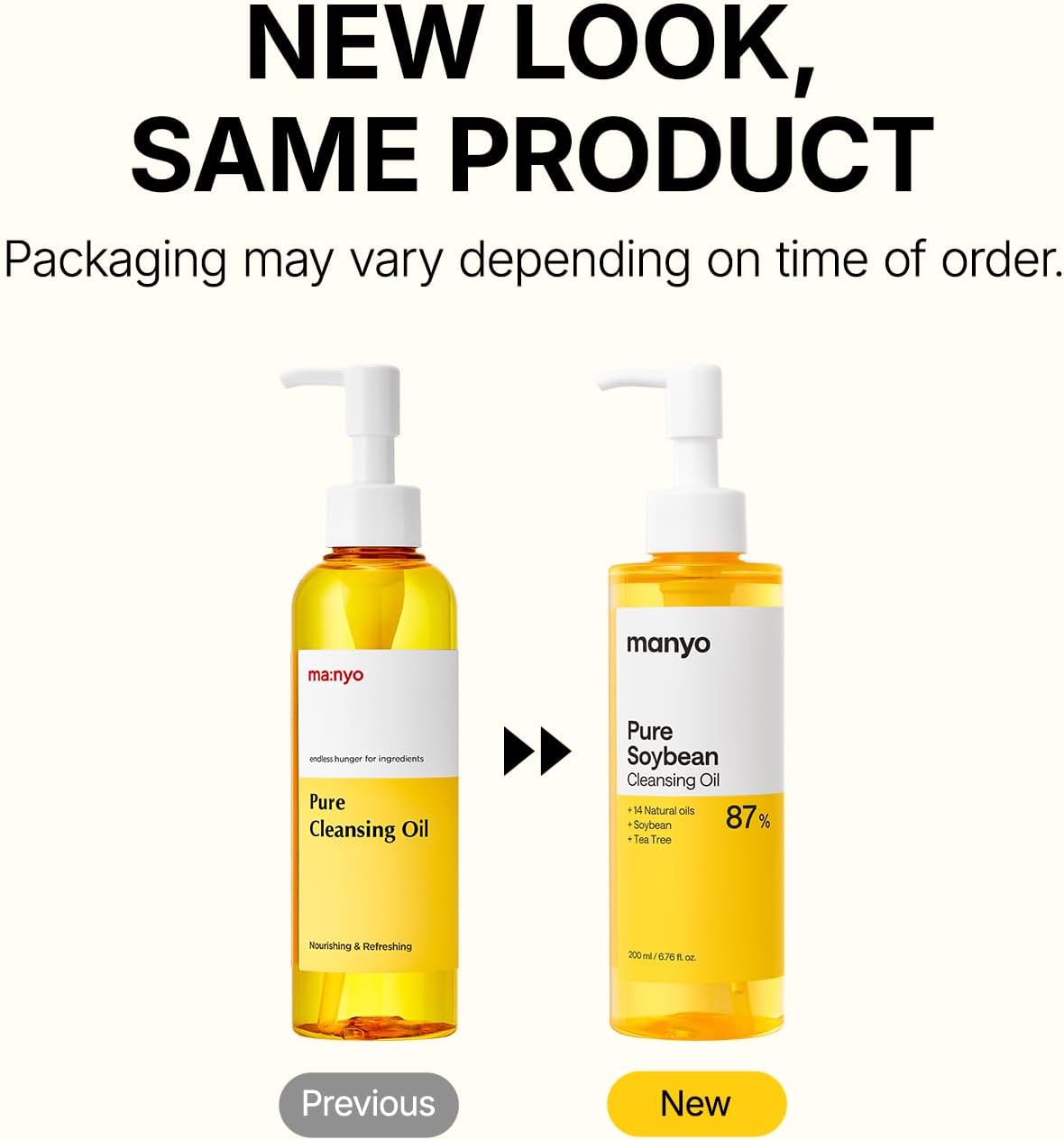 Pure Korean Facial Cleanser by Ma:nyo – Blackhead Remover & Daily Makeup Cleansing Oil with Argan Oil, Korean Skincare for Women, 190ml