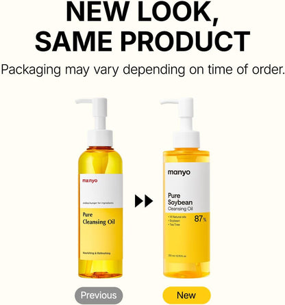 Pure Korean Facial Cleanser by Ma:nyo – Blackhead Remover & Daily Makeup Cleansing Oil with Argan Oil, Korean Skincare for Women, 190ml