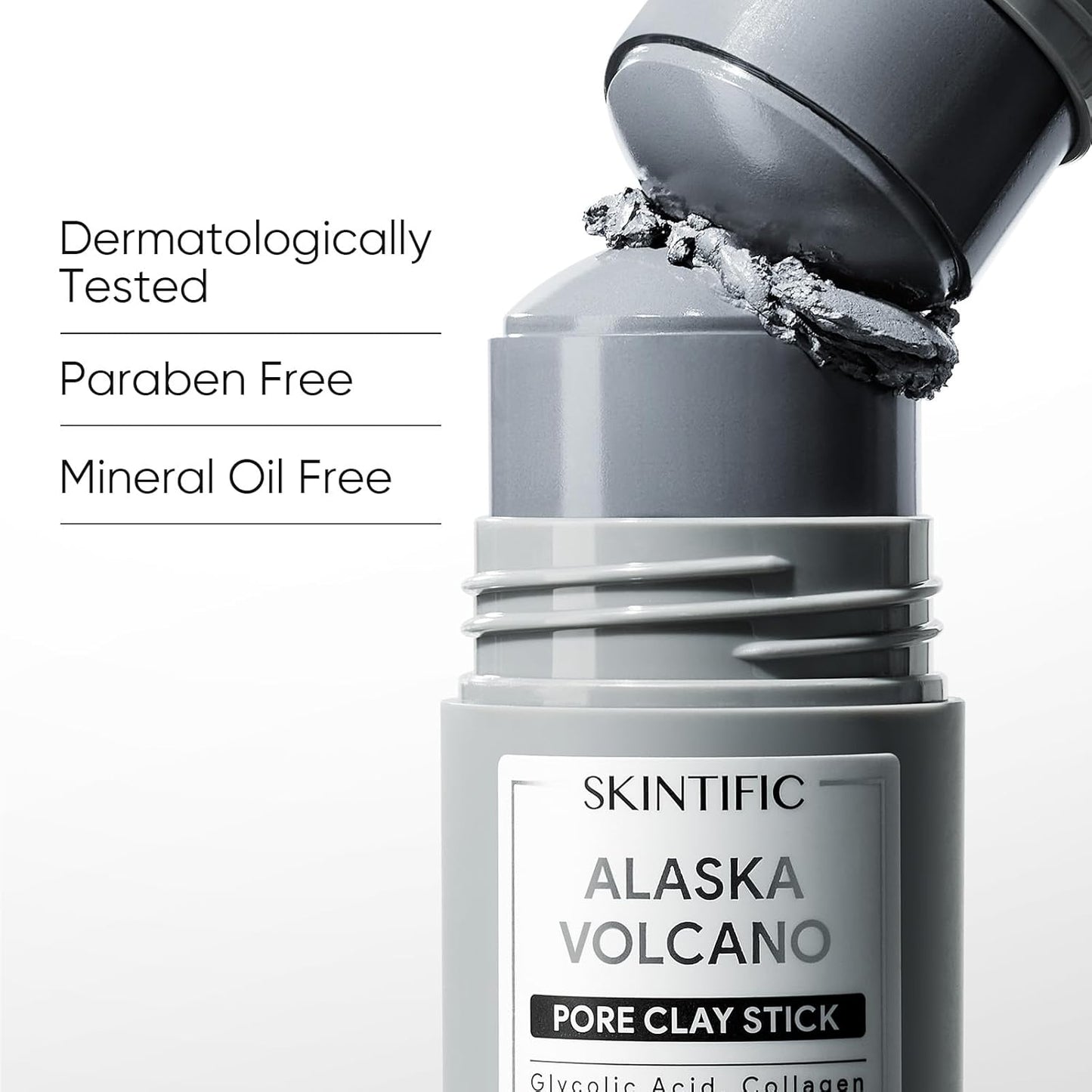 SKINTIFIC Alaska Volcano Deep Cleansing Face Mask – Blackhead Remover & Pore Care for Oily Skin, 40g
