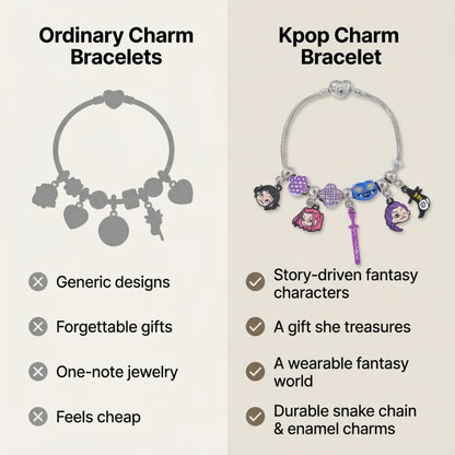 KPop Demon Hunters Charm Bracelet – Must-Have for True Fans