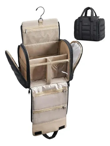 Large Travel Toiletry Bag with Removable Partition - Brand