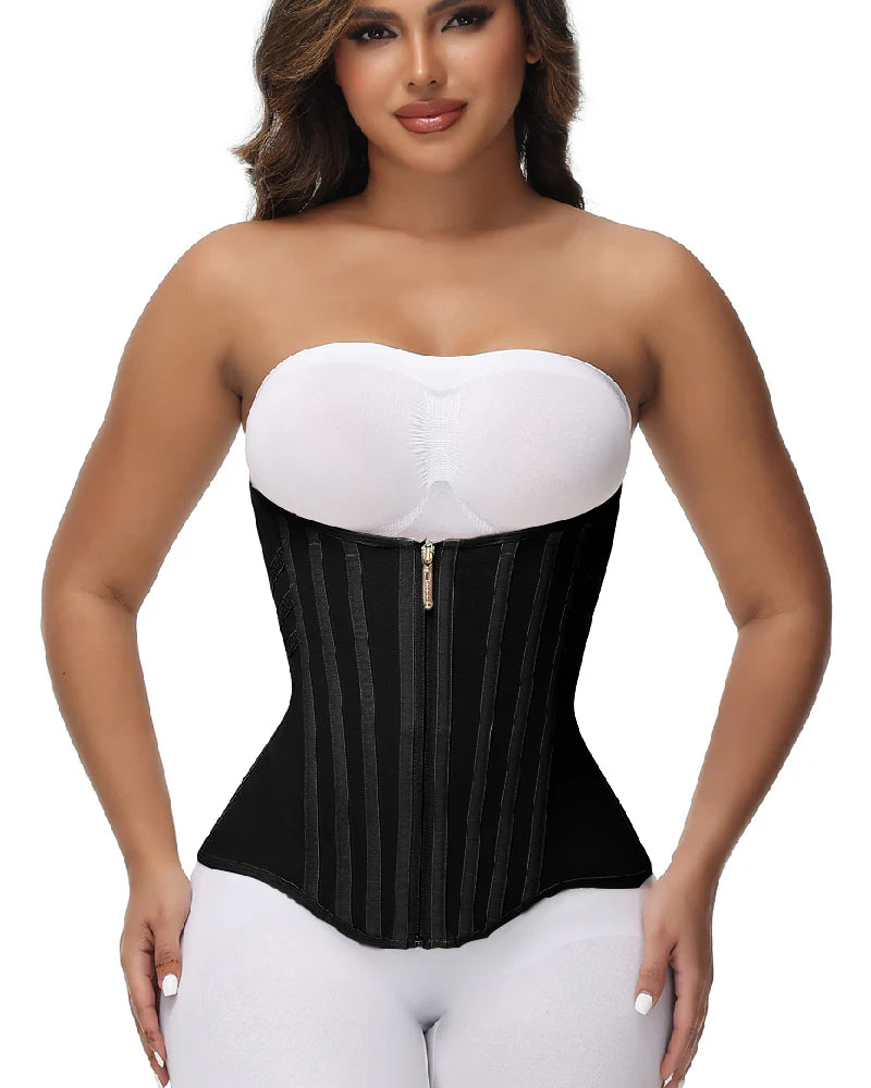 ZOI® Curved Boned Waist Trainer High Compression Tiny Waist Corset