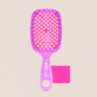 FHI Heat UNbrush Detangling Hair Brush - Rose Quartz Pink