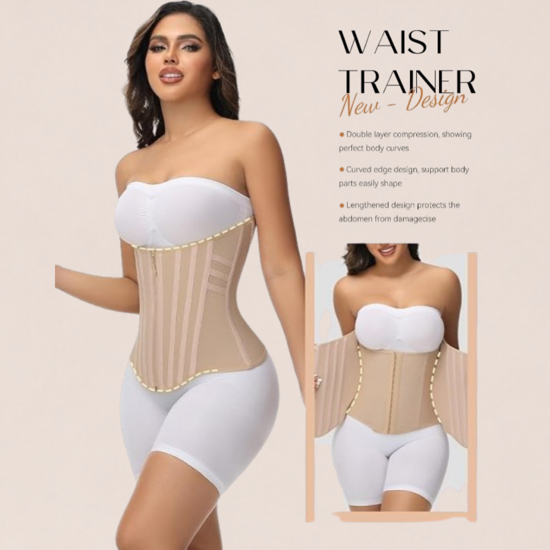 ZOI® Curved Boned Waist Trainer High Compression Tiny Waist Corset