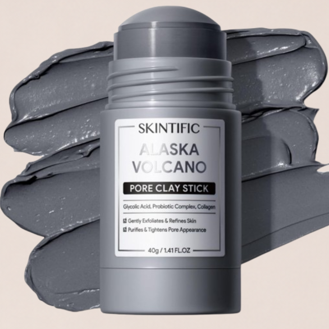 SKINTIFIC Alaska Volcano Deep Cleansing Face Mask – Blackhead Remover & Pore Care for Oily Skin, 40g