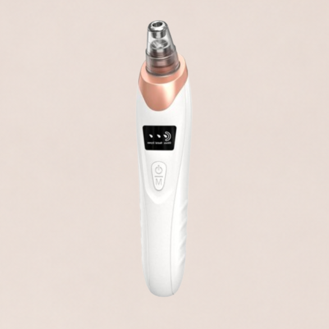 2024 Blackhead Remover Pore Vacuum,Facial Pore Cleaner-5 Suction Power,5 Probes,USB Rechargeable Blackhead Vacuum Kit Electric Acne Extractor Tool for Adult (White)