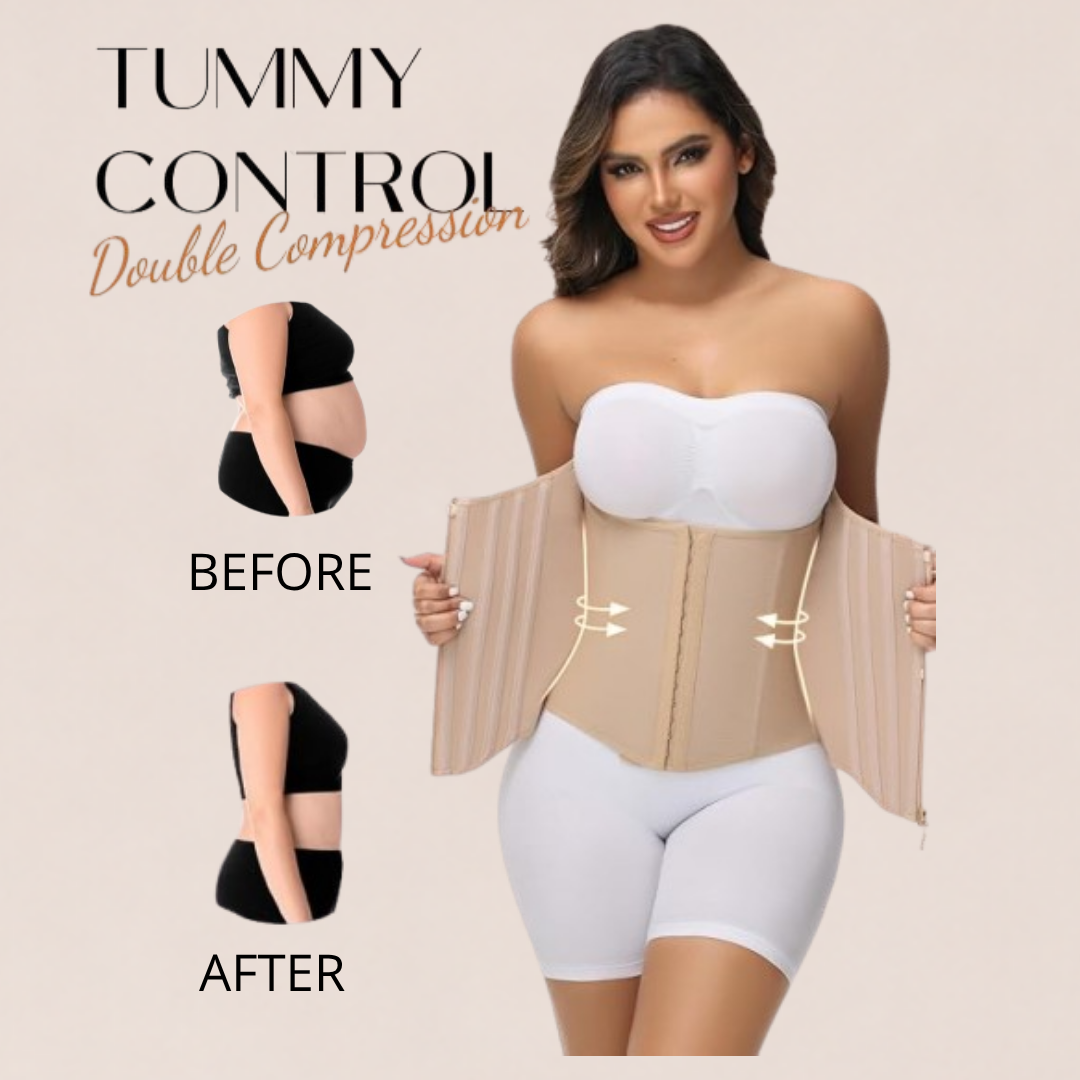 ZOI® Curved Boned Waist Trainer High Compression Tiny Waist Corset