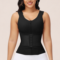 SHAPSHE Waist Trainer for Women Tummy Control Body Shaper with Back Support Postpartum Waist Cincher with Bra