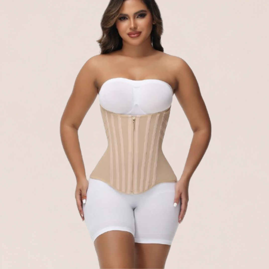 ZOI® Curved Boned Waist Trainer High Compression Tiny Waist Corset