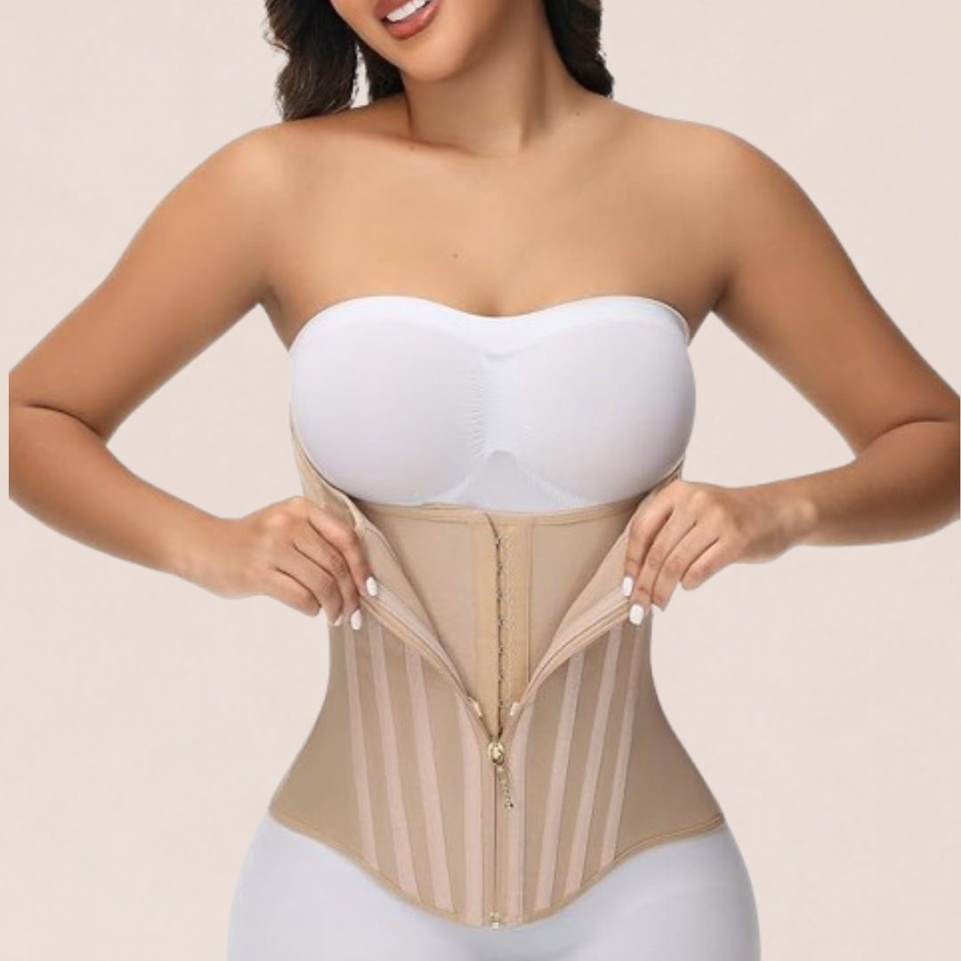 ZOI® Curved Boned Waist Trainer High Compression Tiny Waist Corset