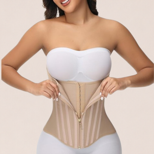 ZOI® Curved Boned Waist Trainer High Compression Tiny Waist Corset