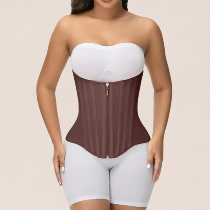 ZOI® Curved Boned Waist Trainer High Compression Tiny Waist Corset